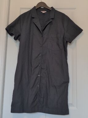 Joe Fresh Cotton-Linen Shirt Dress